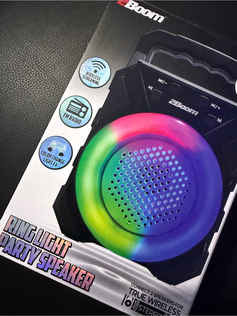 Ring Light Party Speaker - Multicolor